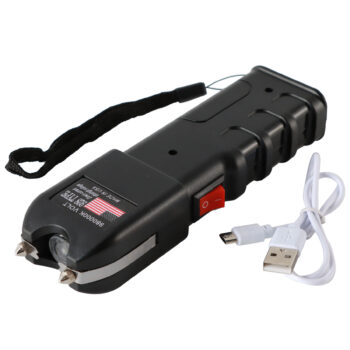 Heavy Duty Stun Gun - Rechargeable with LED Flashlight