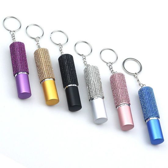 Diamond Bottle for Self Defense Pepper Spray Supplies Women′s Key Ring