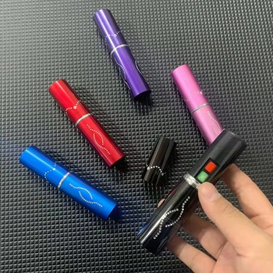Lady Use Anti Riot Self Protection Self Defense Device Flashlight Torch Mini Lipstick Electric Flashlight
