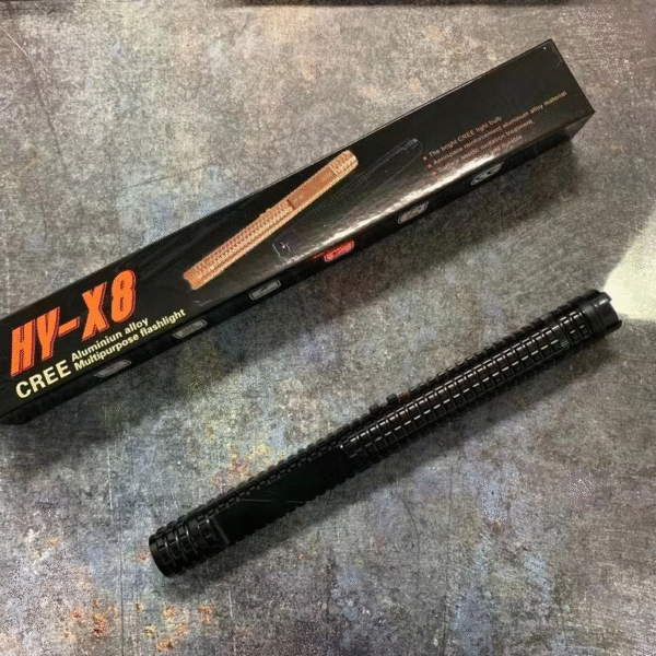 High Power Model X8 Aluminium Alloy LED Flashlight Electric Shocking Flashlight